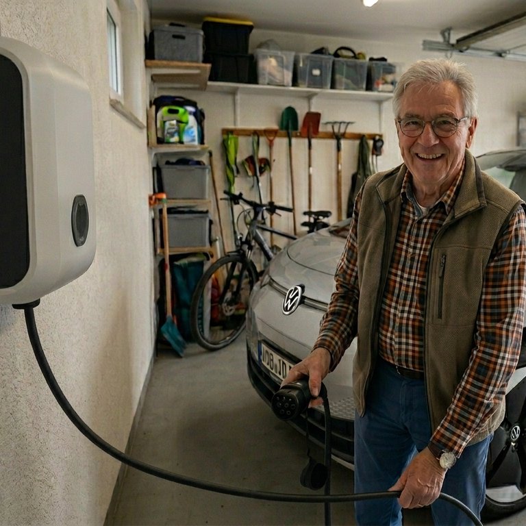 Wallbox Installation Elektromobilität Senioren Bretten Karlsruhe
